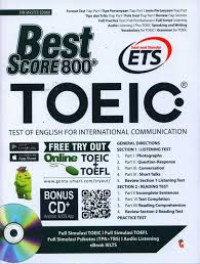 Image of Best Score 800+ TOEIC