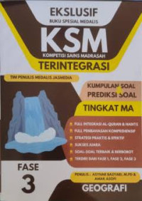 Image of Buku Spesial Medali KSM Geografi MA Fase 3
