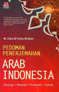 Pedoman Penerjemahan Arab Indonesia