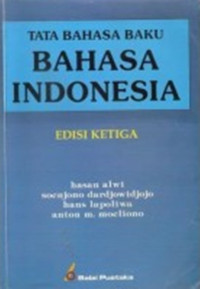 Tata Bahasa Baku Bahasa Indonesia Edisi Ketiga