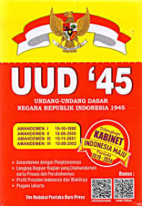 UUD '45 Undang Undang Dasar Negara Republik Indonesia 1945