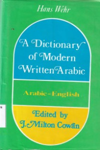 A Dictionary of Modern Written Arabic
